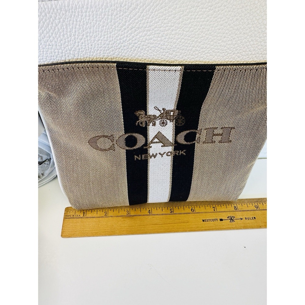 NWT Coach Whiplash Excel Horse &‎ Carriage Jacquard Kitt Crossbody Zipper W/tag - Picture 4 of 12